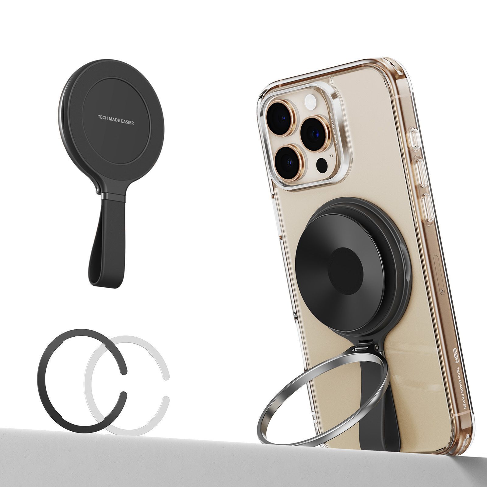 ESR Suction Cup Phone Mount HaloLock MagSafe Black MAGSAFE GADGETS ESR ESR Suction Cup Phone Mount HaloLock MagSafe Black