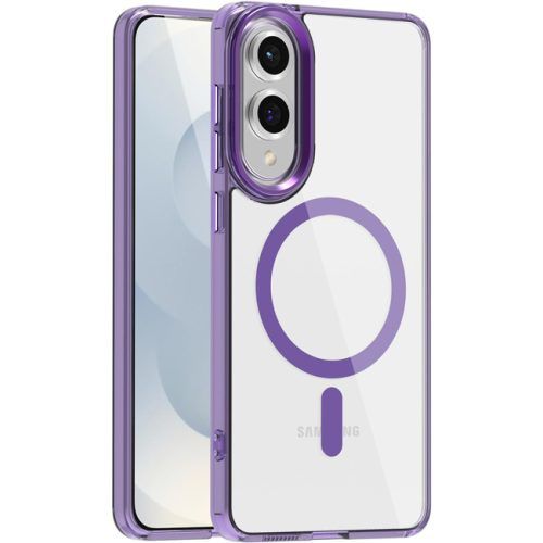 Θήκη Orso MagSafe Glaze Clear Purple Samsung Galaxy S25 Edge STOCK OFFERS Orso Θήκη Orso MagSafe Glaze Clear Purple Samsung Galaxy S25 Edge