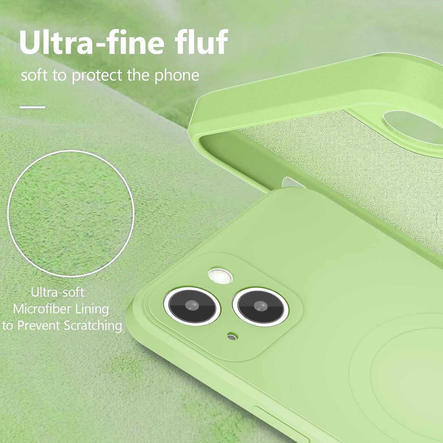 Θήκη KSTDesign Magsafe Liquid Silicone Case Spring Green iPhone 14 ΘΗΚΕΣ Orso Θήκη KSTDesign Magsafe Liquid Silicone Case Spring Green iPhone 14 - Image 4