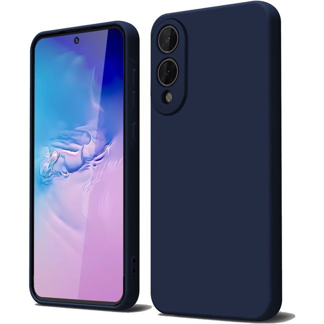 Θήκη Rubber Silk Dark Blue Samsung Galaxy S25 Edge STOCK OFFERS Orso Θήκη Rubber Silk Dark Blue Samsung Galaxy S25 Edge