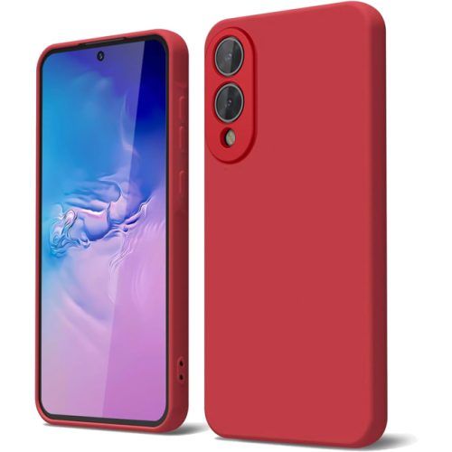 Θήκη Rubber Silk Red Samsung Galaxy S25 Edge