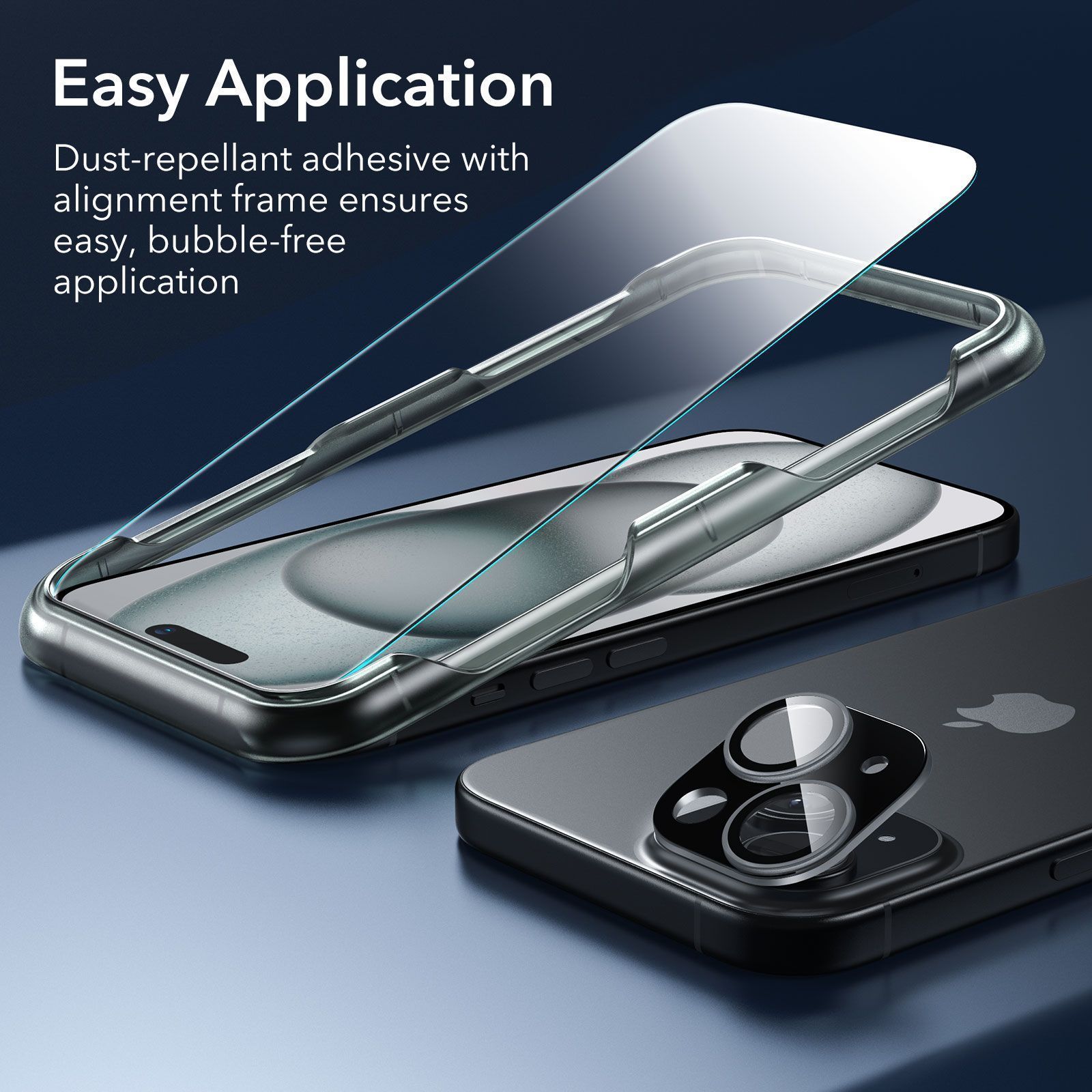 Full Protection Pro Set ESR Classic HaloLock MagSafe Frosted Black iPhone 15 ΘΗΚΕΣ ESR Full Protection Pro Set ESR Classic HaloLock MagSafe Frosted Black iPhone 15 - Image 2