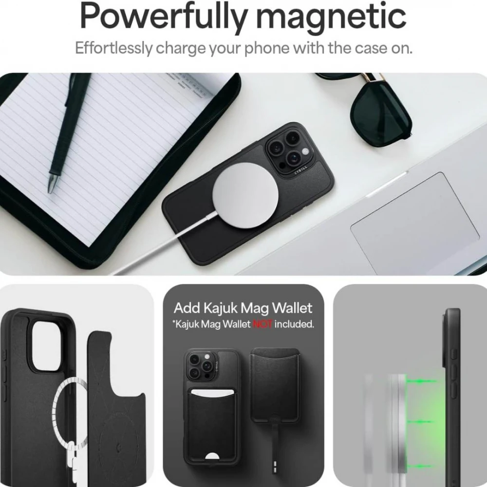 Θήκη Spigen Cyrill Kajuk Classic Charm MagSafe Cream iPhone 16 Pro Max ΘΗΚΕΣ CYRILL Θήκη Spigen Cyrill Kajuk Classic Charm MagSafe Cream iPhone 16 Pro Max - Image 2