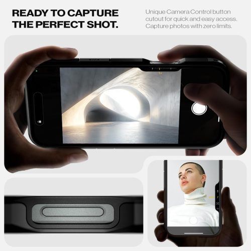Alternative view of Θήκη Spigen Tough Armor T AI MagFit Gunmetal iPhone 16 Pro Max