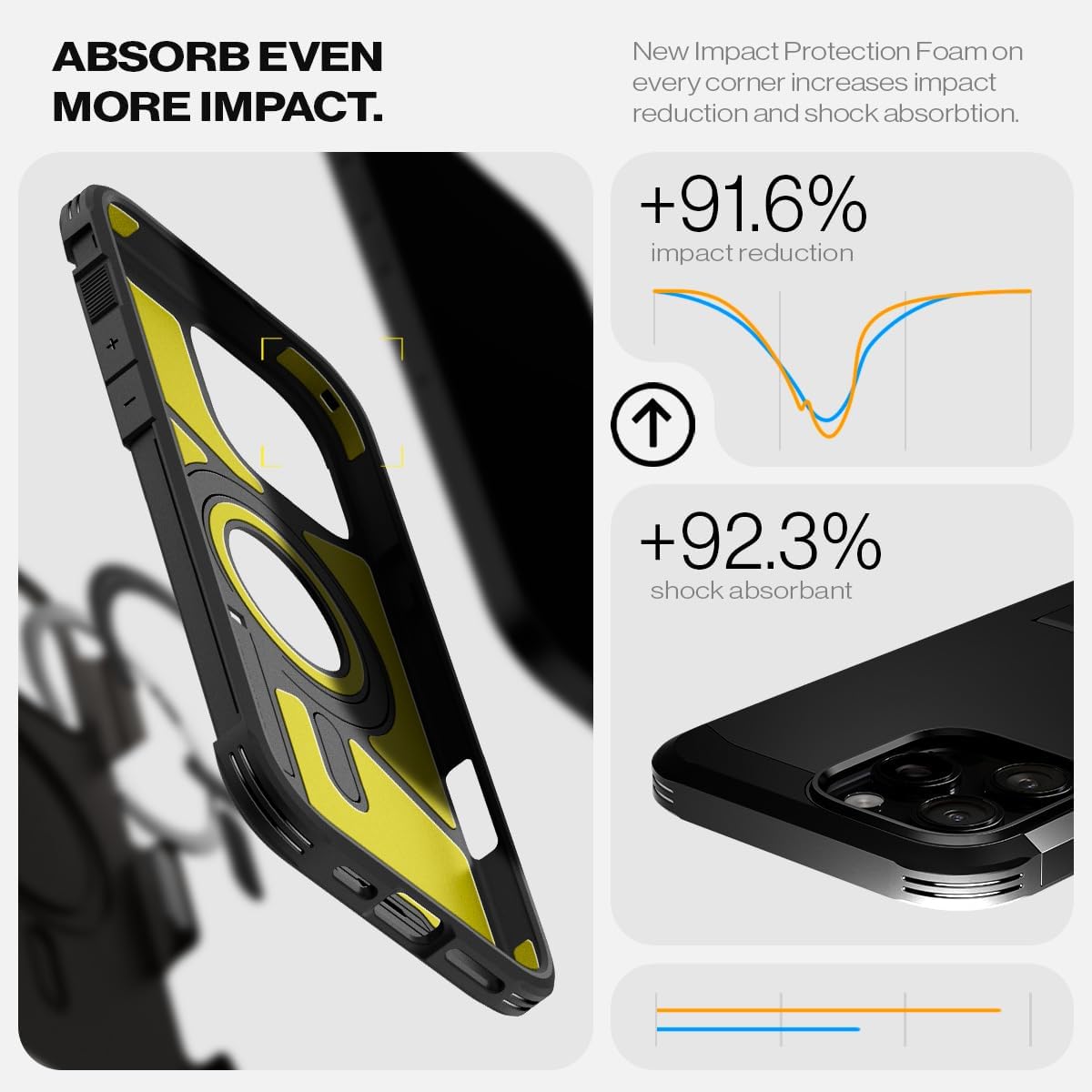 Θήκη Spigen Tough Armor T AI MagFit Gunmetal iPhone 16 Pro Max ΘΗΚΕΣ Spigen Θήκη Spigen Tough Armor T AI MagFit Gunmetal iPhone 16 Pro Max - Image 6