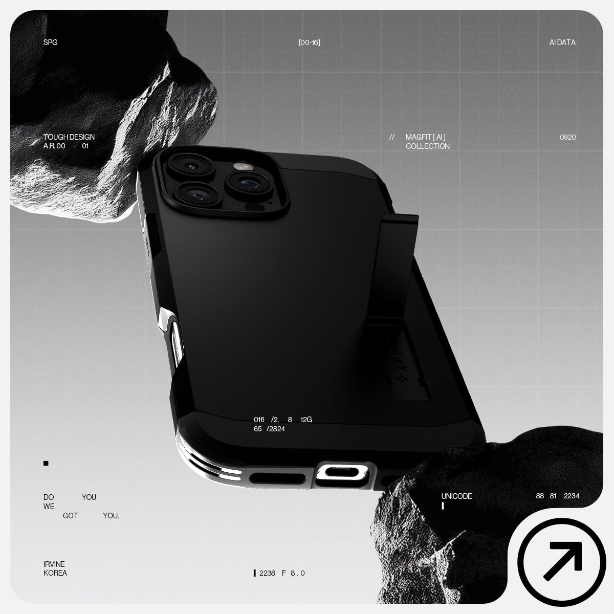 Θήκη Spigen Tough Armor T AI MagFit Gunmetal iPhone 16 Pro Max ΘΗΚΕΣ Spigen Θήκη Spigen Tough Armor T AI MagFit Gunmetal iPhone 16 Pro Max - Image 4