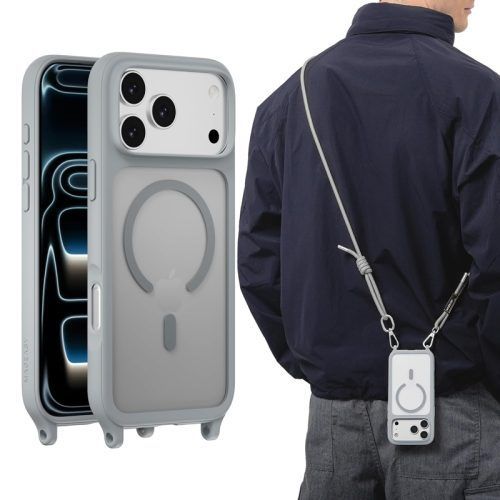 Θήκη MagEasy Roar M with Lanyard Magsafe Misty Gray iPhone 17 Pro