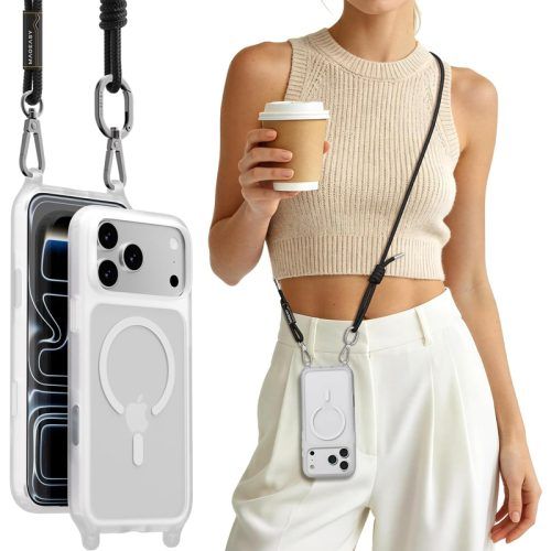Θήκη MagEasy Roar M with Lanyard Magsafe Transparent iPhone 17 Pro Max ΘΗΚΕΣ MagEasy Θήκη MagEasy Roar M with Lanyard Magsafe Transparent iPhone 17 Pro Max