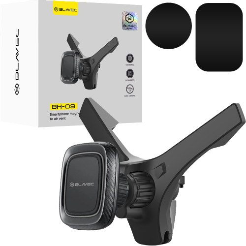 Blavec Air Vent Magnetic Car Mount Black (BH09) ΑΞΕΣΟΥΑΡ Blavec Blavec Air Vent Magnetic Car Mount Black (BH09)