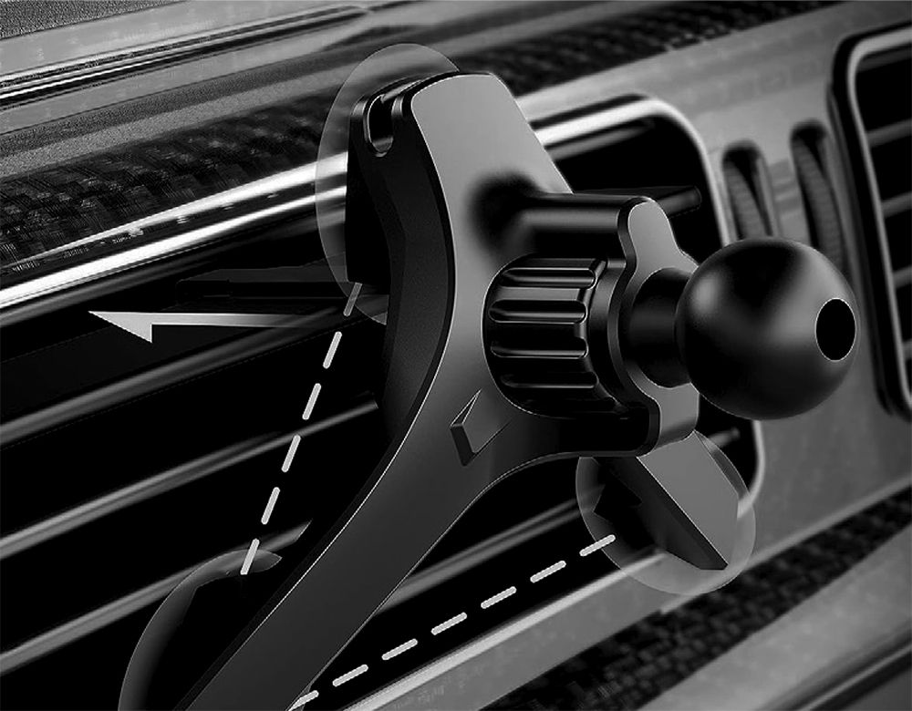 Blavec Air Vent Magnetic Car Mount Black (BH09) ΑΞΕΣΟΥΑΡ Blavec Blavec Air Vent Magnetic Car Mount Black (BH09) - Image 2
