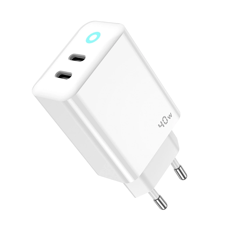 Jellico 40W 2x USB-C Charger White (EU19) ΑΞΕΣΟΥΑΡ Jellico Jellico 40W 2x USB-C Charger White (EU19)
