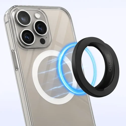 Siipro MagSafe Soft Ring Grip Black