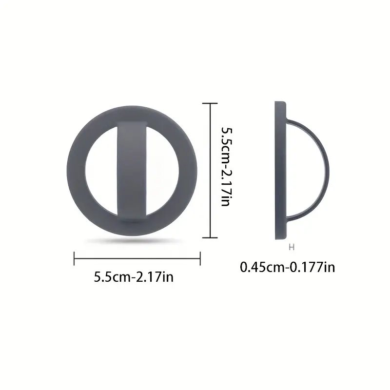 Siipro MagSafe Soft Ring Grip Black MAGSAFE GADGETS SIIPRO Siipro MagSafe Soft Ring Grip Black - Image 3