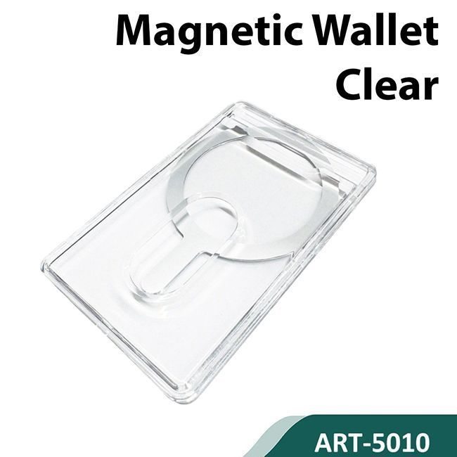Siipro MagSafe Magnetic Slim Wallet Clear MAGSAFE GADGETS SIIPRO Siipro MagSafe Magnetic Slim Wallet Clear - Image 2