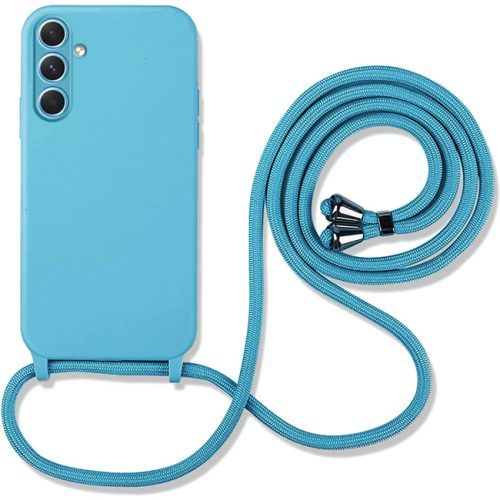Θήκη Liquid Silicone Κορδόνι Alaskan Blue Samsung Galaxy A16