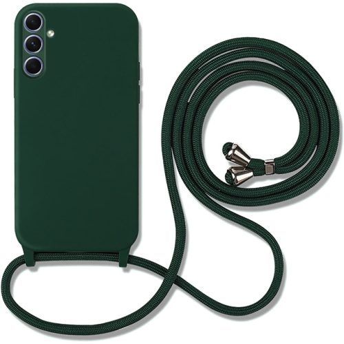 Θήκη Liquid Silicone Κορδόνι Forest Green Samsung Galaxy A16