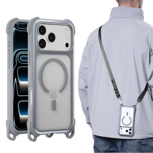 Θήκη MagEasy Odyssey M with Lanyard Magsafe Mist Gray iPhone 17 Pro
