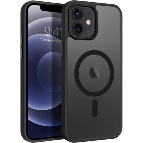 Θήκη Orso MagCase Focus Frosted Black iPhone 12/12 Pro ΘΗΚΕΣ Orso Θήκη Orso MagCase Focus Frosted Black iPhone 12/12 Pro