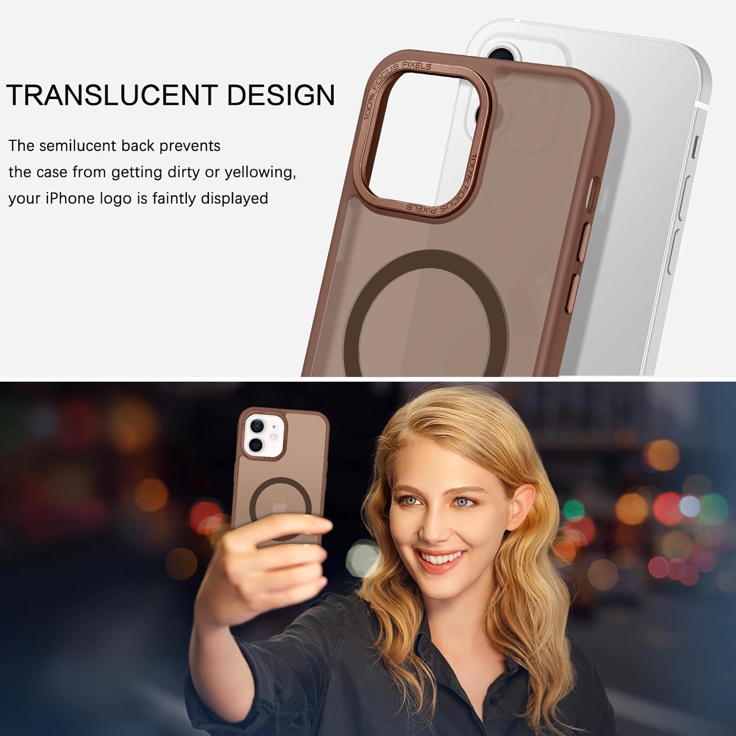 Θήκη Orso MagCase Focus Frosted Brown iPhone 12/12 Pro ΘΗΚΕΣ Orso Θήκη Orso MagCase Focus Frosted Brown iPhone 12/12 Pro - Image 6