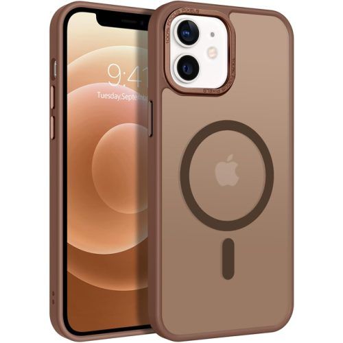 Θήκη Orso MagCase Focus Frosted Brown iPhone 12/12 Pro ΘΗΚΕΣ Orso Θήκη Orso MagCase Focus Frosted Brown iPhone 12/12 Pro
