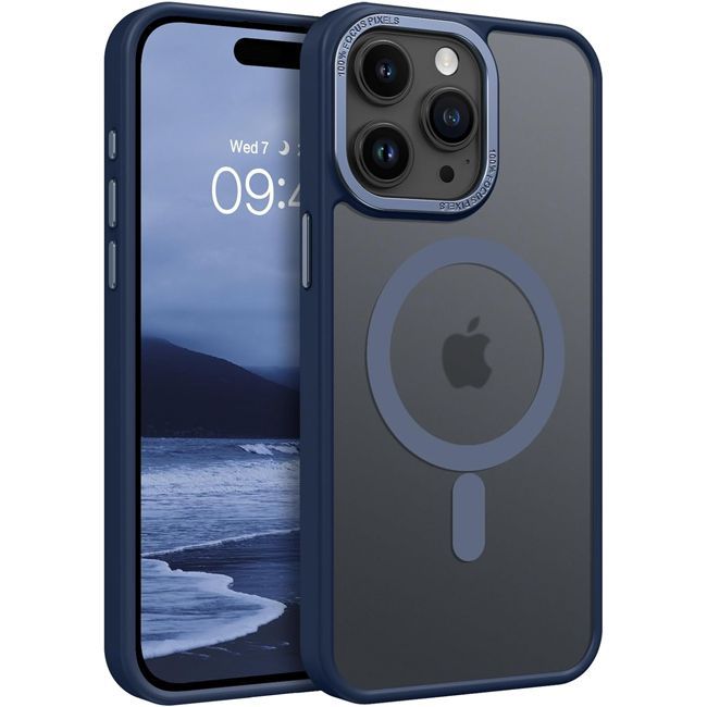 Θήκη Orso MagCase Focus Frosted Dark Blue iPhone 16 Plus ΘΗΚΕΣ Orso Θήκη Orso MagCase Focus Frosted Dark Blue iPhone 16 Plus