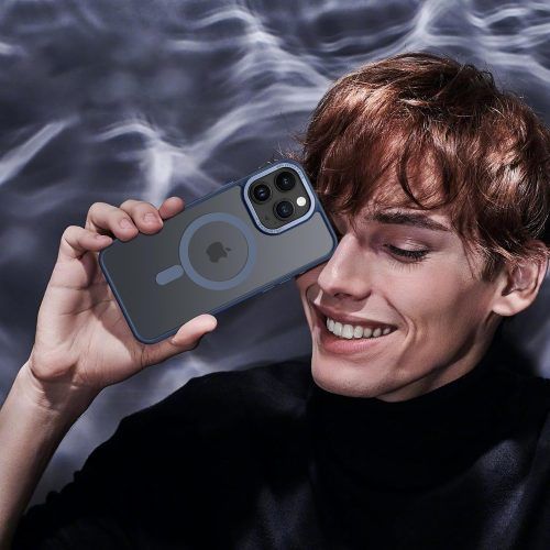 Alternative view of Θήκη Orso MagCase Focus Frosted Dark Blue iPhone 14 Pro Max