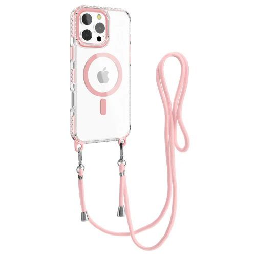 Θήκη Siipro MagCover Lanyard Pink iPhone 16 Pro Max
