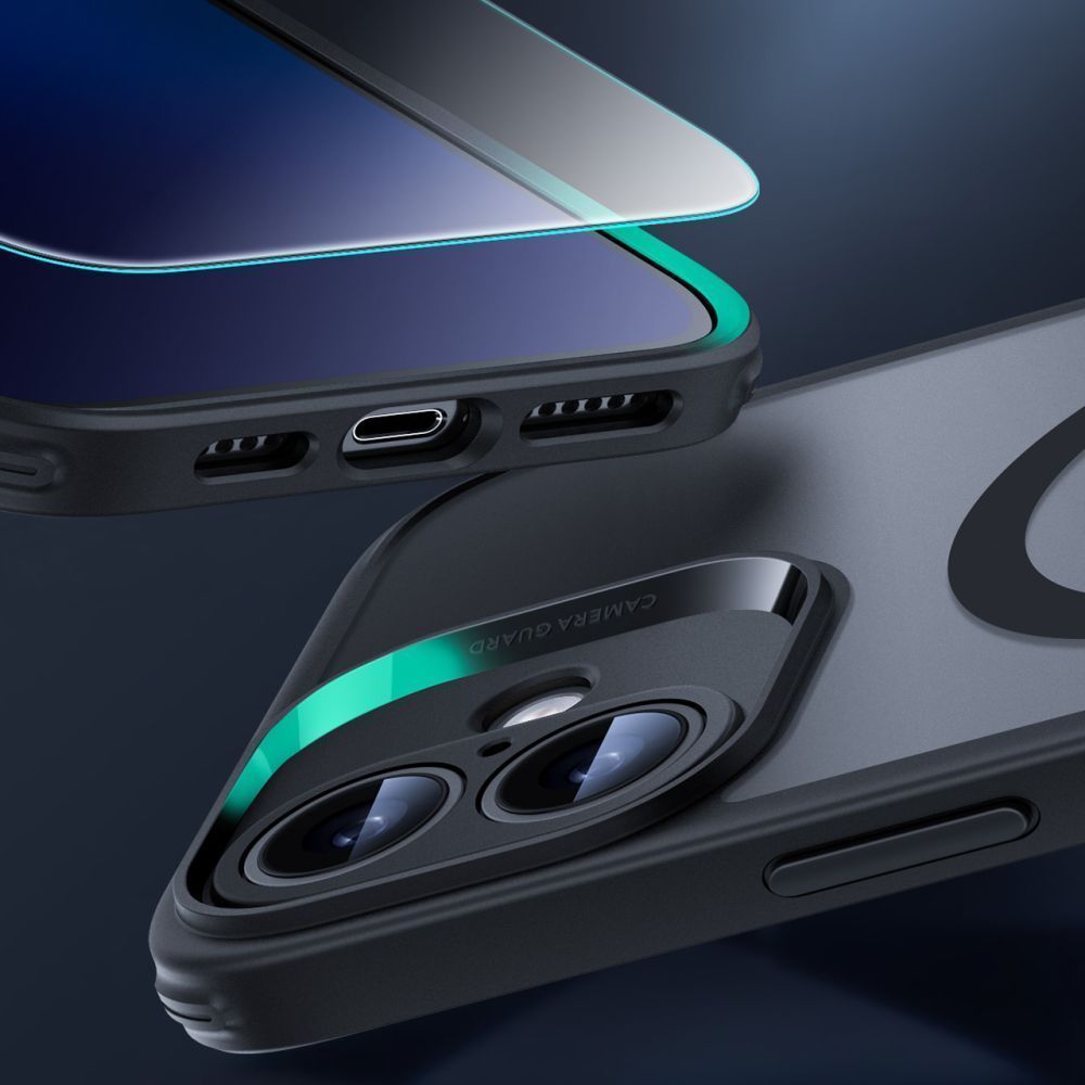 Full Protection Pro Set ESR Classic HaloLock MagSafe Frosted Black iPhone 16 ΘΗΚΕΣ ESR Full Protection Pro Set ESR Classic HaloLock MagSafe Frosted Black iPhone 16 - Image 4