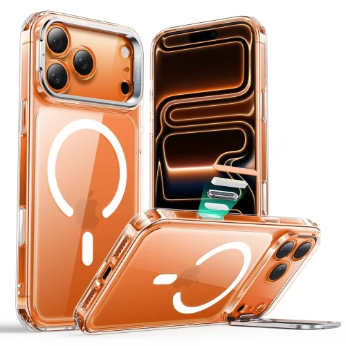 Θήκη ESR Classic Hybrid with Stash Stand (Camera Control Button) HaloLock MagSafe Clear iPhone 17 Pro ΘΗΚΕΣ ESR Θήκη ESR Classic Hybrid with Stash Stand (Camera Control Button) HaloLock MagSafe Clear iPhone 17 Pro