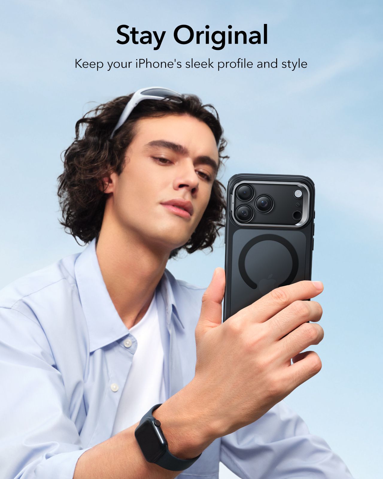 Θήκη ESR Classic Hybrid with Stash Stand (Camera Control Button) HaloLock MagSafe Frosted Black iPhone 17 Pro Max ΘΗΚΕΣ ESR Θήκη ESR Classic Hybrid with Stash Stand (Camera Control Button) HaloLock MagSafe Frosted Black iPhone 17 Pro Max - Image 2