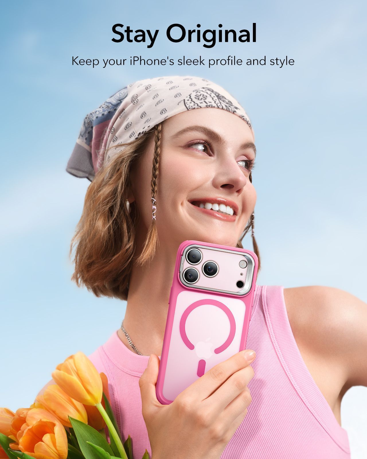 Θήκη ESR Classic Hybrid with Stash Stand (Camera Control Button) HaloLock MagSafe Frosted Pink iPhone 17 Pro Max ΘΗΚΕΣ ESR Θήκη ESR Classic Hybrid with Stash Stand (Camera Control Button) HaloLock MagSafe Frosted Pink iPhone 17 Pro Max - Image 5