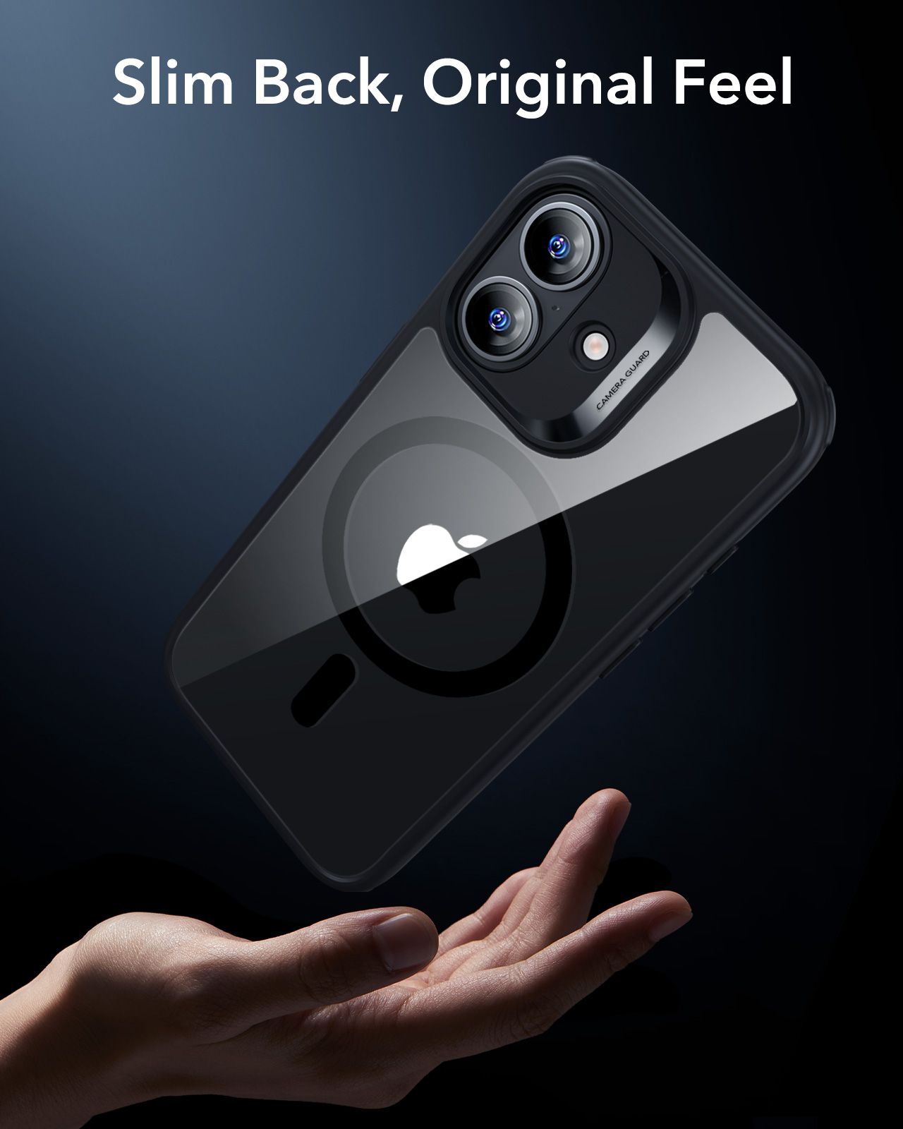 Θήκη ESR Classic Hybrid (Camera Control Button) MagSafe Clear Black iPhone 17 ΘΗΚΕΣ ESR Θήκη ESR Classic Hybrid (Camera Control Button) MagSafe Clear Black iPhone 17 - Image 3