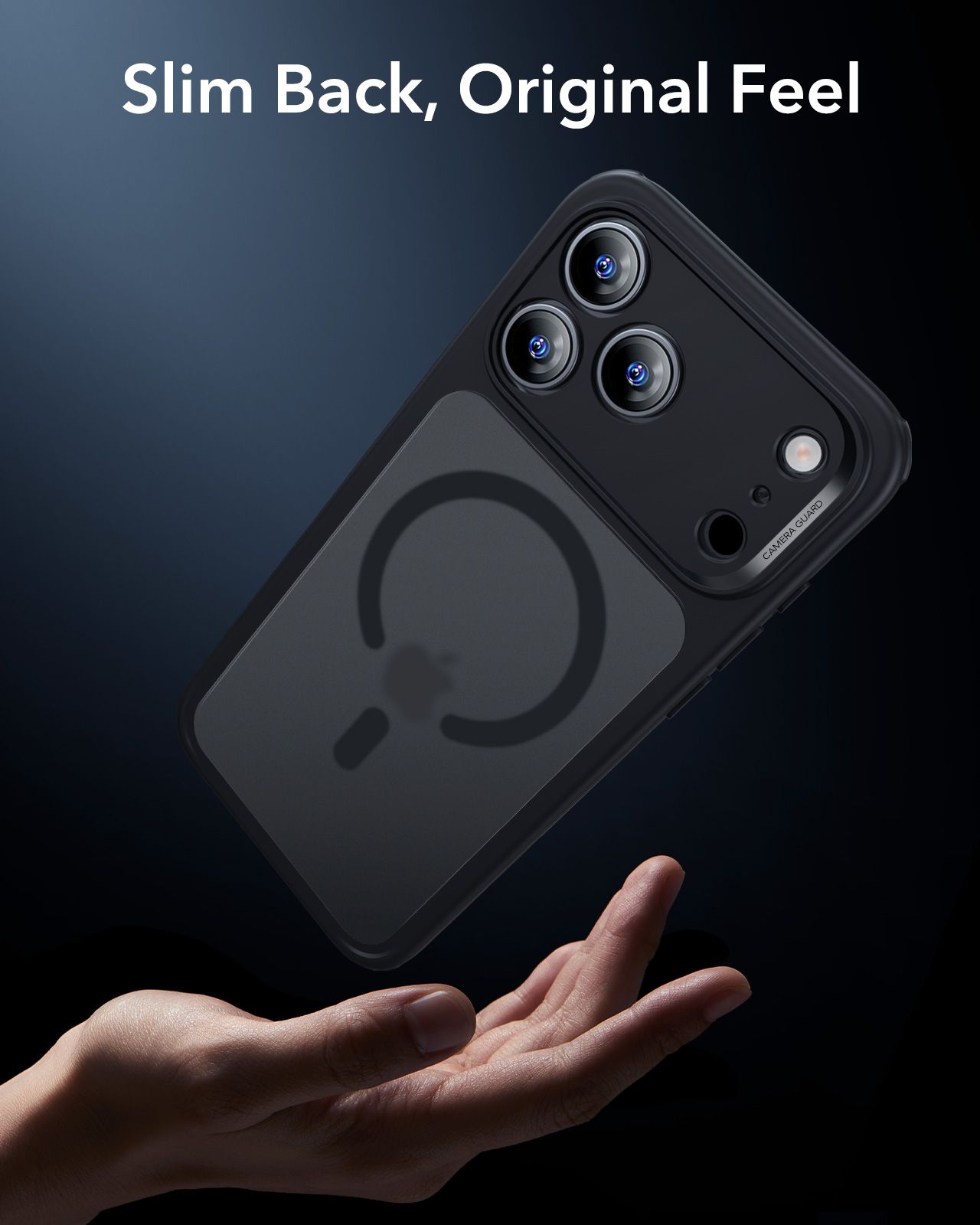 Θήκη ESR Classic Hybrid (Camera Control Button) MagSafe Frosted Black iPhone 17 Pro Max ΘΗΚΕΣ ESR Θήκη ESR Classic Hybrid (Camera Control Button) MagSafe Frosted Black iPhone 17 Pro Max - Image 3