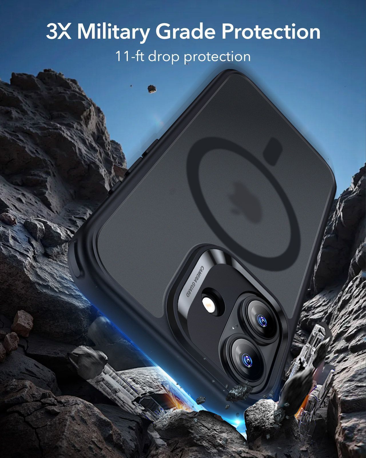Θήκη ESR Classic Hybrid (Camera Control Button) MagSafe Frosted Black iPhone 17 ΘΗΚΕΣ ESR Θήκη ESR Classic Hybrid (Camera Control Button) MagSafe Frosted Black iPhone 17 - Image 2