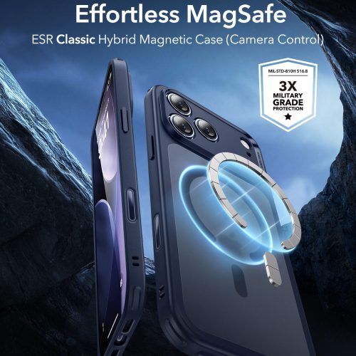 Alternative view of Θήκη ESR Classic Hybrid (Camera Control Button) MagSafe Frosted Blue iPhone 17 Pro