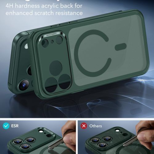 Alternative view of Θήκη ESR Classic Hybrid (Camera Control Button) MagSafe Frosted Green iPhone 17 Pro