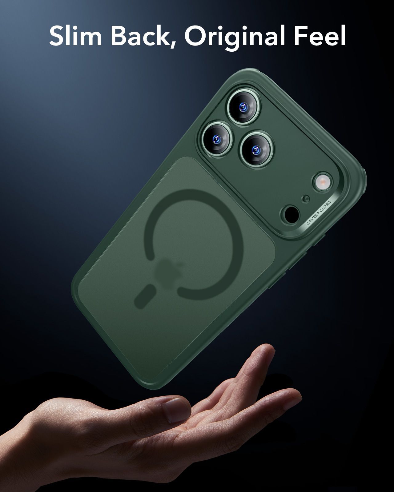 Θήκη ESR Classic Hybrid (Camera Control Button) MagSafe Frosted Green iPhone 17 Pro Max ΘΗΚΕΣ ESR Θήκη ESR Classic Hybrid (Camera Control Button) MagSafe Frosted Green iPhone 17 Pro Max - Image 5