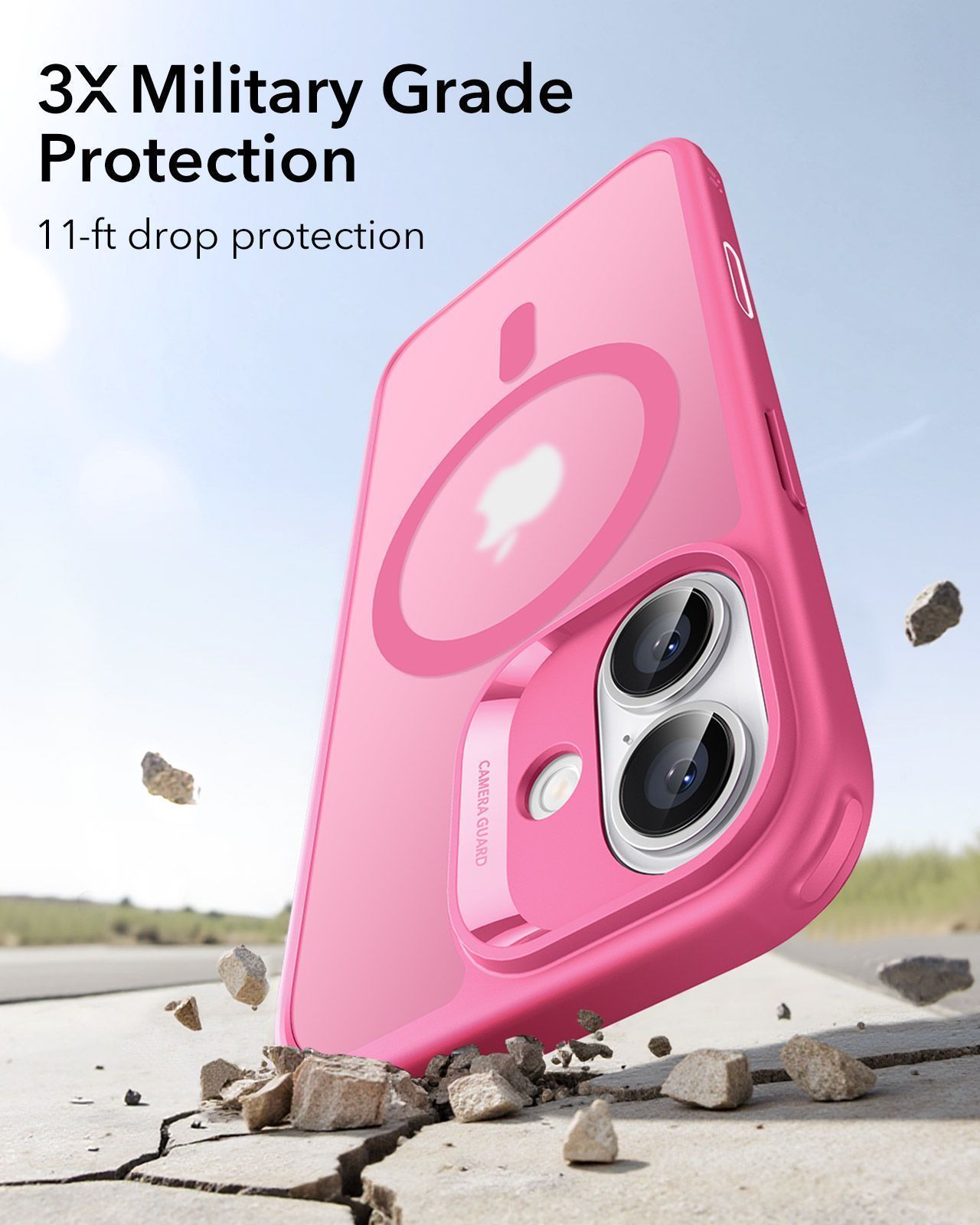 Θήκη ESR Classic Hybrid (Camera Control Button) MagSafe Frosted Pink iPhone 17 ΘΗΚΕΣ ESR Θήκη ESR Classic Hybrid (Camera Control Button) MagSafe Frosted Pink iPhone 17 - Image 3