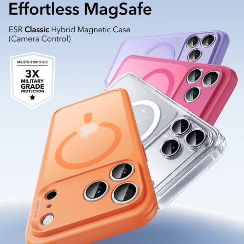 Alternative view of Θήκη ESR Classic Hybrid (Camera Control Button) MagSafe Frosted Pink iPhone 17 Pro
