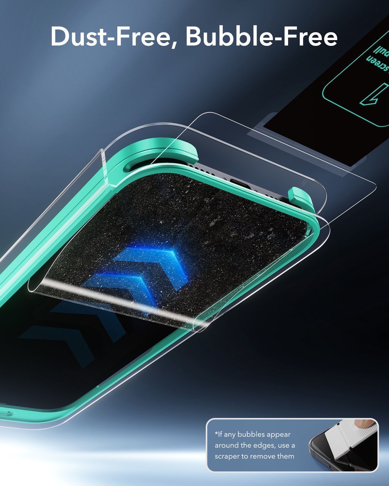 ESR UltraFit Armorite Tempered Glass iPhone 17 Pro Max (3 Pack) ΠΡΟΣΤΑΣΙΑ ΟΘΟΝΗΣ ESR ESR UltraFit Armorite Tempered Glass iPhone 17 Pro Max (3 Pack) - Image 5
