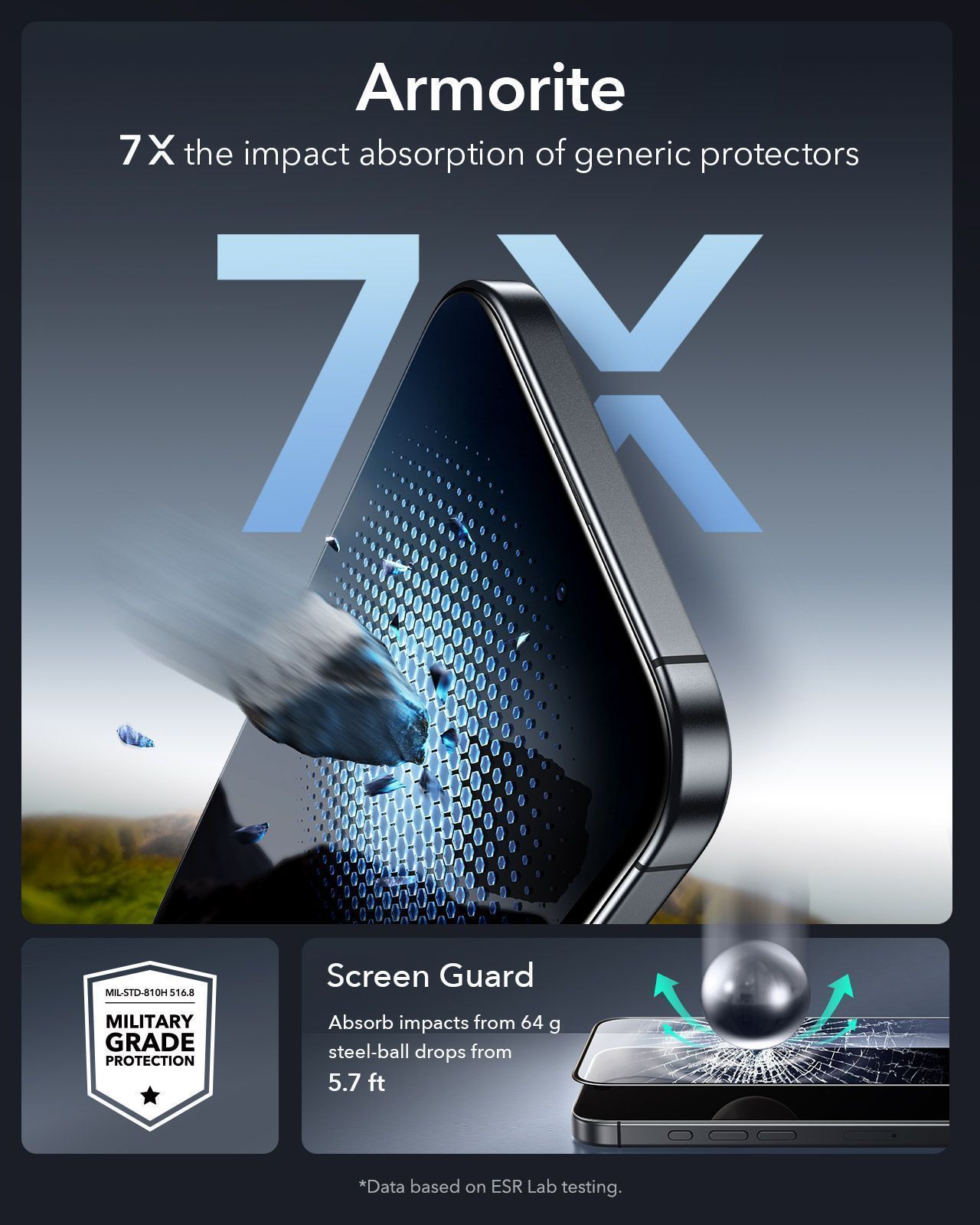 ESR UltraFit Armorite Tempered Glass iPhone 17 Pro Max (3 Pack) ΠΡΟΣΤΑΣΙΑ ΟΘΟΝΗΣ ESR ESR UltraFit Armorite Tempered Glass iPhone 17 Pro Max (3 Pack) - Image 3