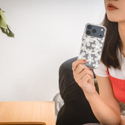 Alternative view of Θήκη SwitchEasy Fleur M Magsafe Golden Grey iPhone 17 Pro Max