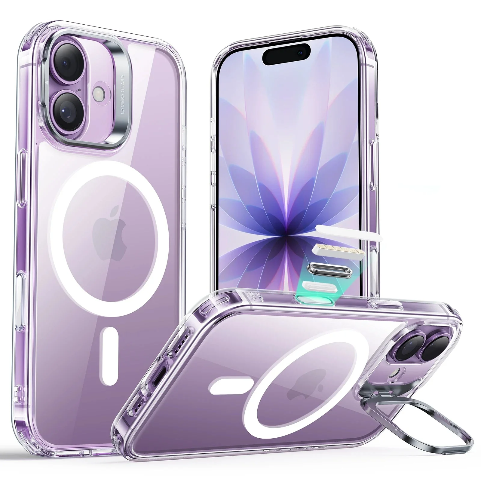 Θήκη ESR Classic Hybrid with Stash Stand (Camera Control Button) HaloLock MagSafe Clear iPhone 17 ΘΗΚΕΣ ESR Θήκη ESR Classic Hybrid with Stash Stand (Camera Control Button) HaloLock MagSafe Clear iPhone 17