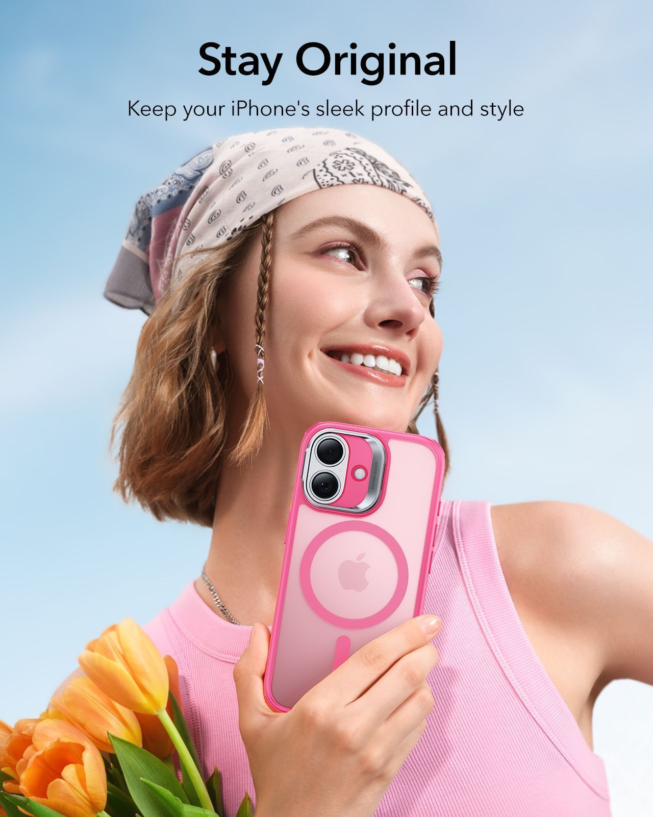 Θήκη ESR Classic Hybrid with Stash Stand (Camera Control Button) HaloLock MagSafe Frosted Pink iPhone 17 ΘΗΚΕΣ ESR Θήκη ESR Classic Hybrid with Stash Stand (Camera Control Button) HaloLock MagSafe Frosted Pink iPhone 17 - Image 8