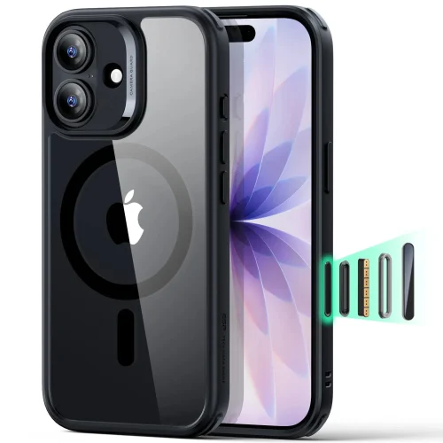 Θήκη ESR Classic Hybrid (Camera Control Button) MagSafe Clear Black iPhone 17 ΘΗΚΕΣ ESR Θήκη ESR Classic Hybrid (Camera Control Button) MagSafe Clear Black iPhone 17