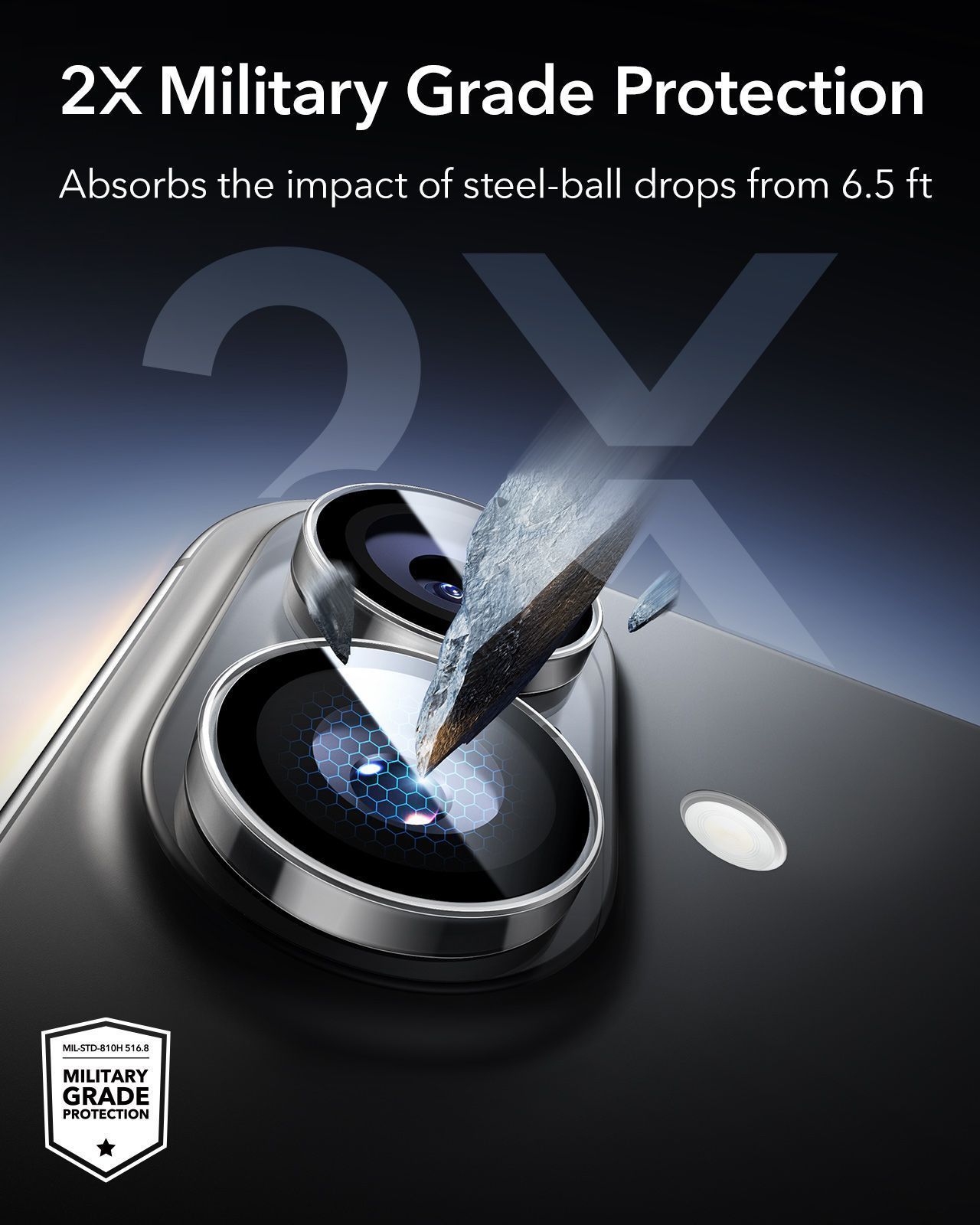 ESR Armorite Tempered Glass Camera Lens Clear iPhone 17/16/16 Plus ΠΡΟΣΤΑΣΙΑ ΟΘΟΝΗΣ ESR ESR Armorite Tempered Glass Camera Lens Clear iPhone 17/16/16 Plus - Image 6