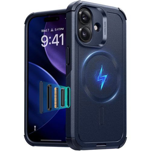Θήκη ESR Cyber Tough with Camera Control Button Magsafe Blue iPhone 17 ΘΗΚΕΣ ESR Θήκη ESR Cyber Tough with Camera Control Button Magsafe Blue iPhone 17