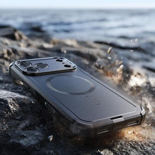 Alternative view of Θήκη ESR Cyber Tough with Camera Control Button Magsafe Black iPhone 17 Pro