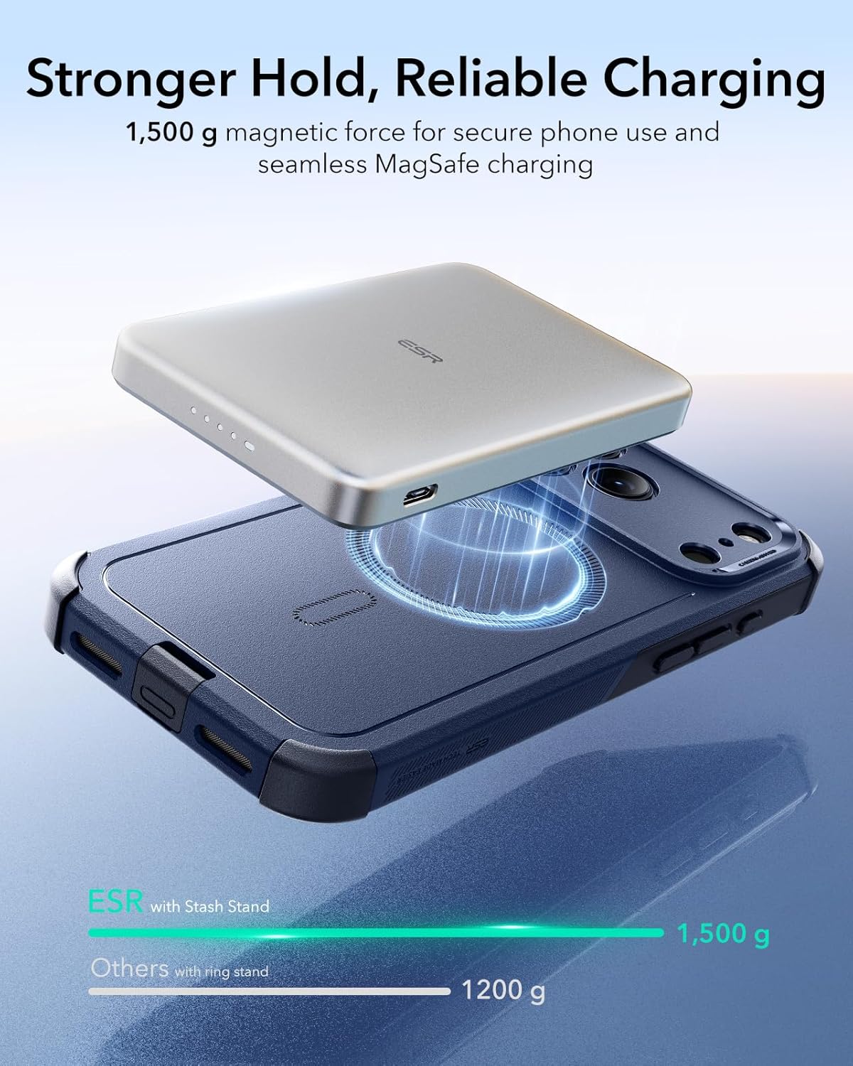 Θήκη ESR Cyber Tough with Camera Control Button Magsafe Blue iPhone 17 Pro ΘΗΚΕΣ ESR Θήκη ESR Cyber Tough with Camera Control Button Magsafe Blue iPhone 17 Pro - Image 5