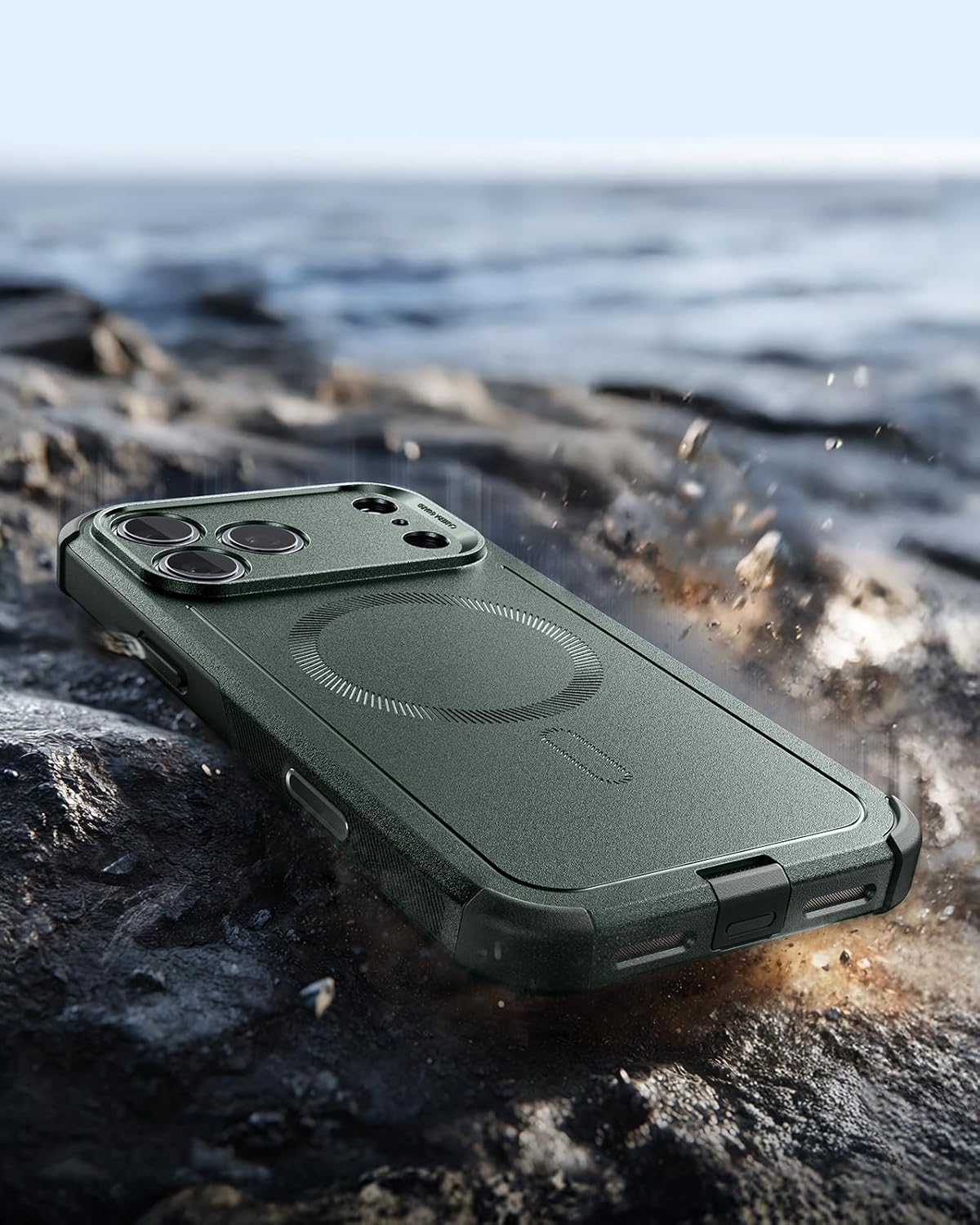 Θήκη ESR Cyber Tough with Camera Control Button Magsafe Green iPhone 17 Pro Max ΘΗΚΕΣ ESR Θήκη ESR Cyber Tough with Camera Control Button Magsafe Green iPhone 17 Pro Max - Image 6